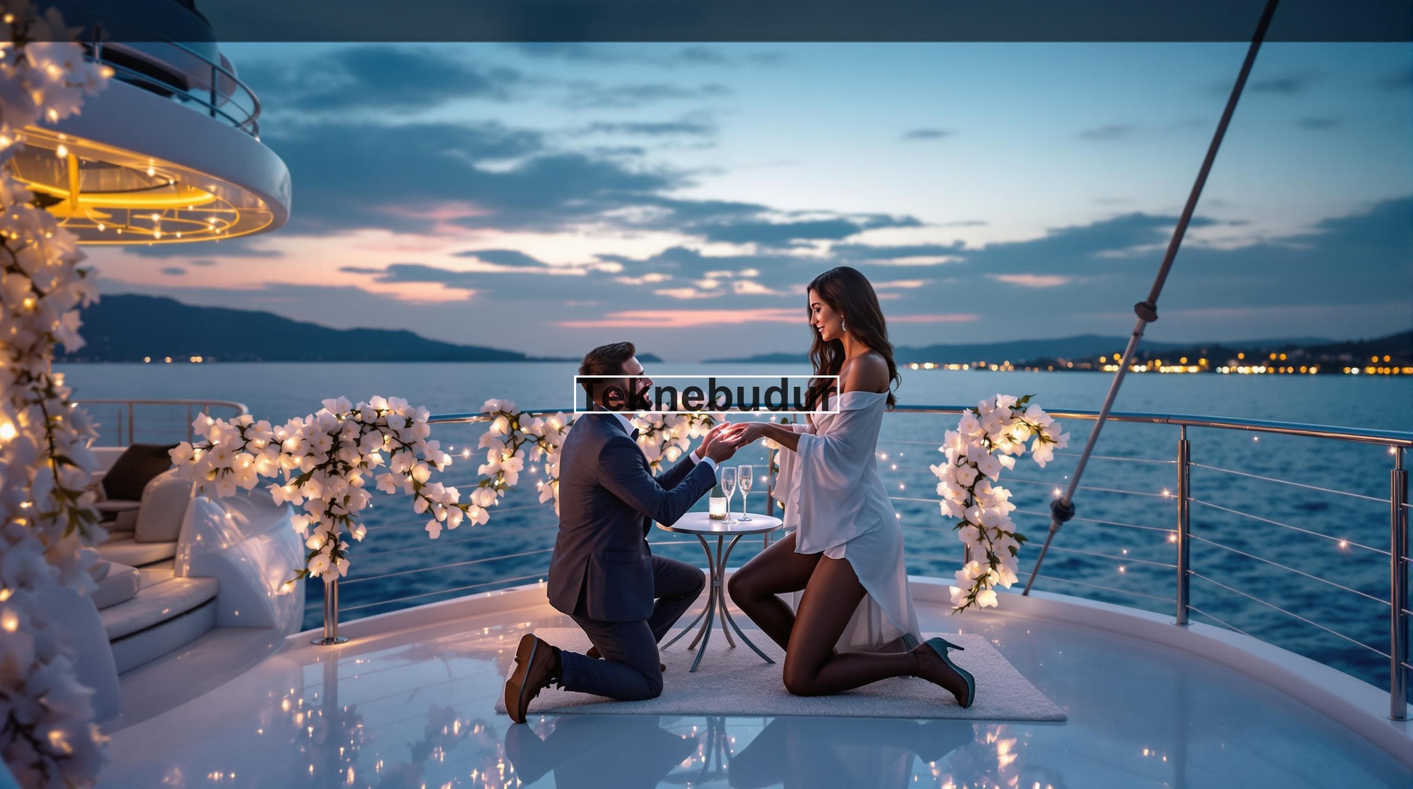 Mersin'de Teknebudur ile Evlilik Teklifi ve Organizasyon