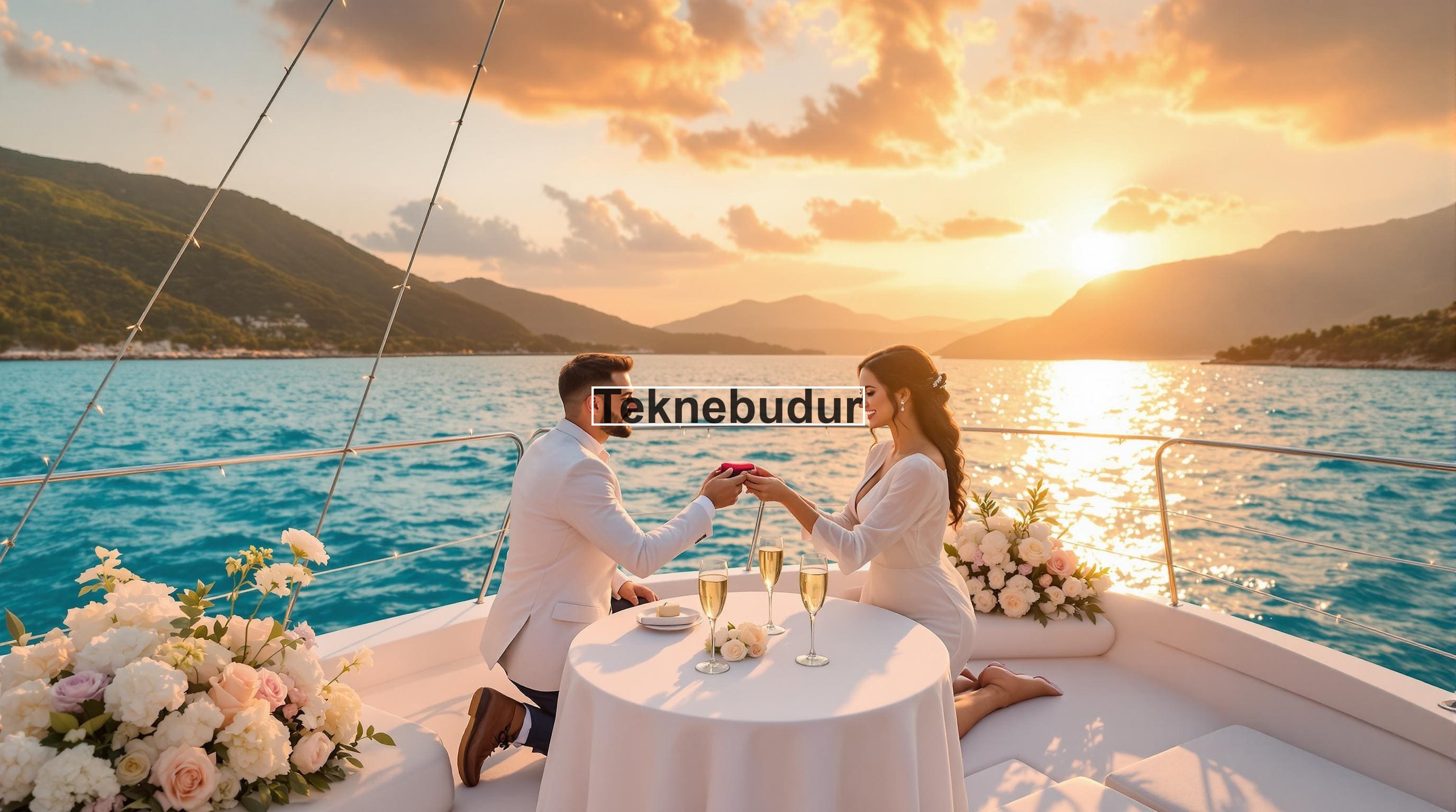 Mersin Aydıncık Organizasyon: Evlilik Teklifi & Yat Kiralama