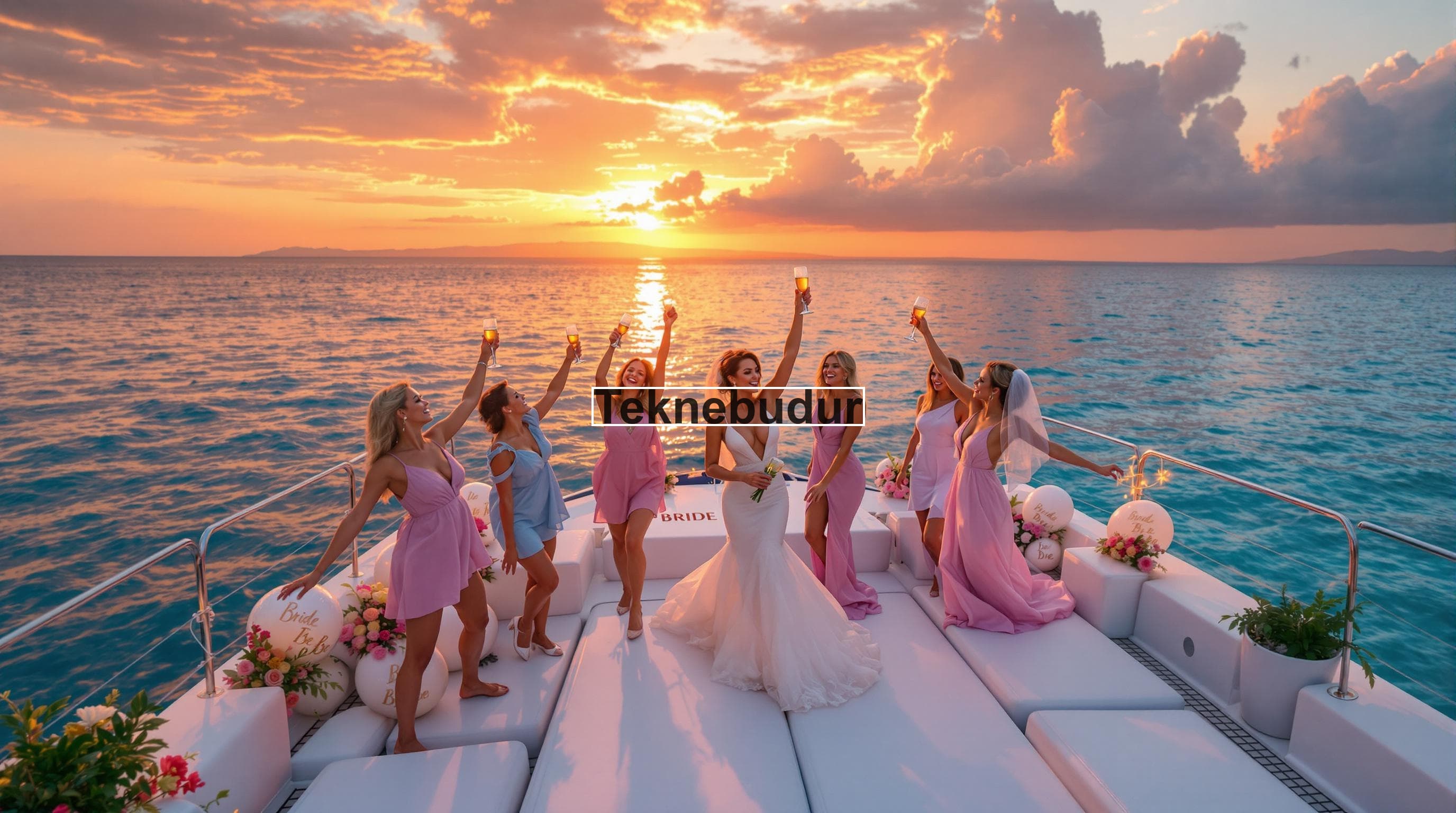 Mersin'de Yatta Bekarlığa Veda Partisi - Teknebudur