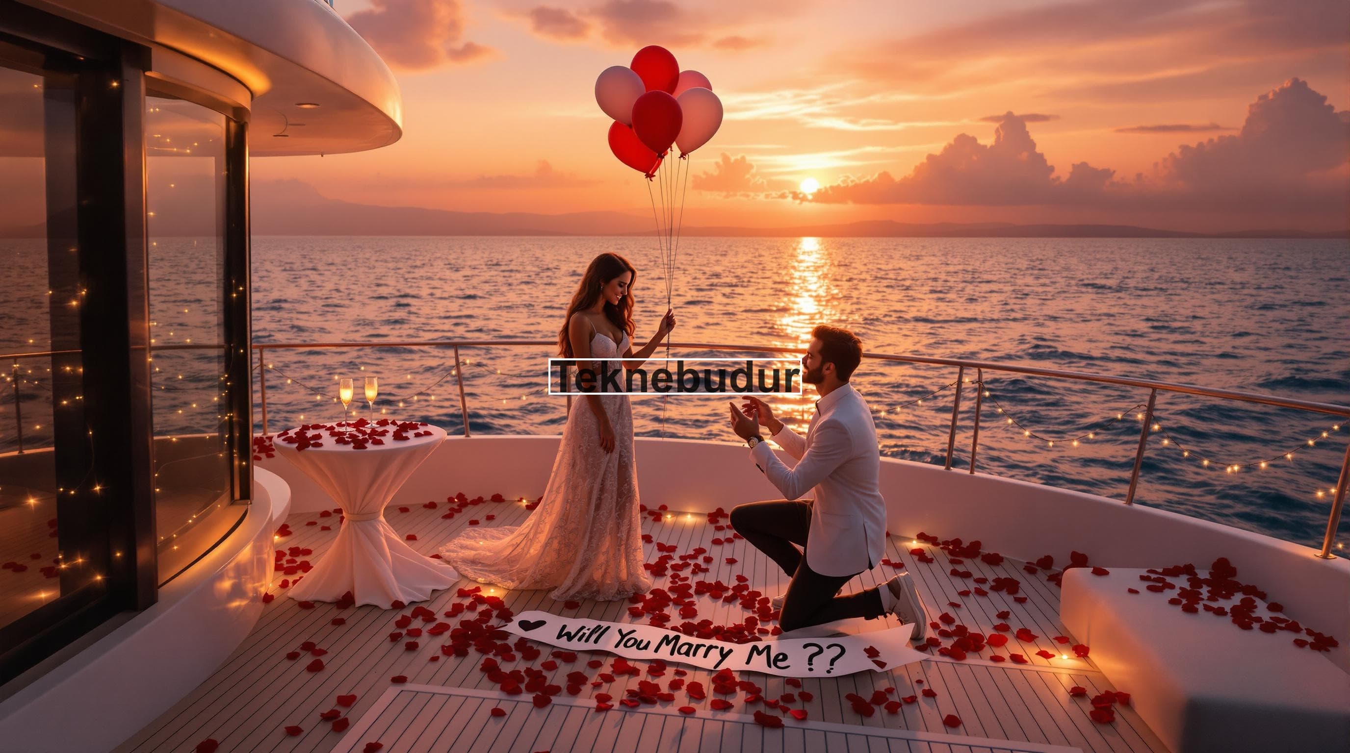 Mersin'de Romantik Yatta Evlilik Teklifi Fırsatları